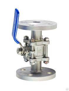 Затвор дисковый пов чуг Ду50 Ру16 межфл с рукояткой диск НЕРЖ манжета EPDM Китай
